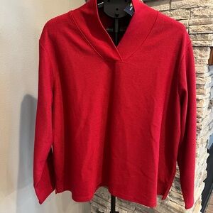 Westbound Vibrant Red Cowl Neck Sweater NWT womens size 3X